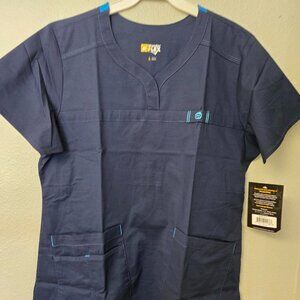 Wonder Flex Patience Curved Notch Neck Scrub Shirt